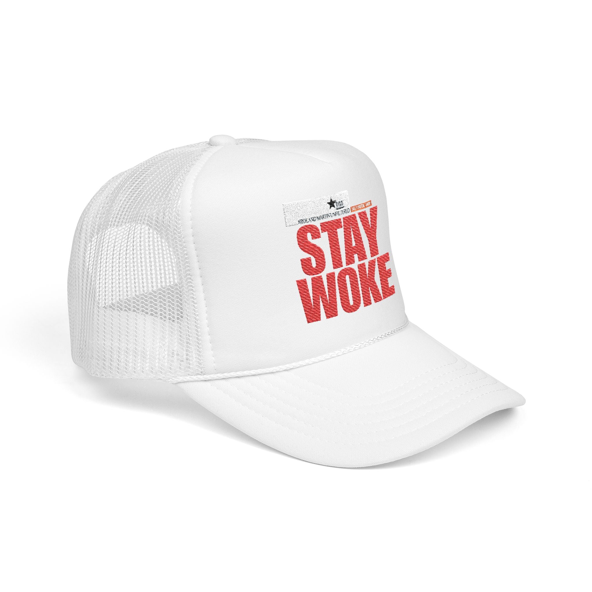 Stay Woke - Embroidered Trucker Hat
