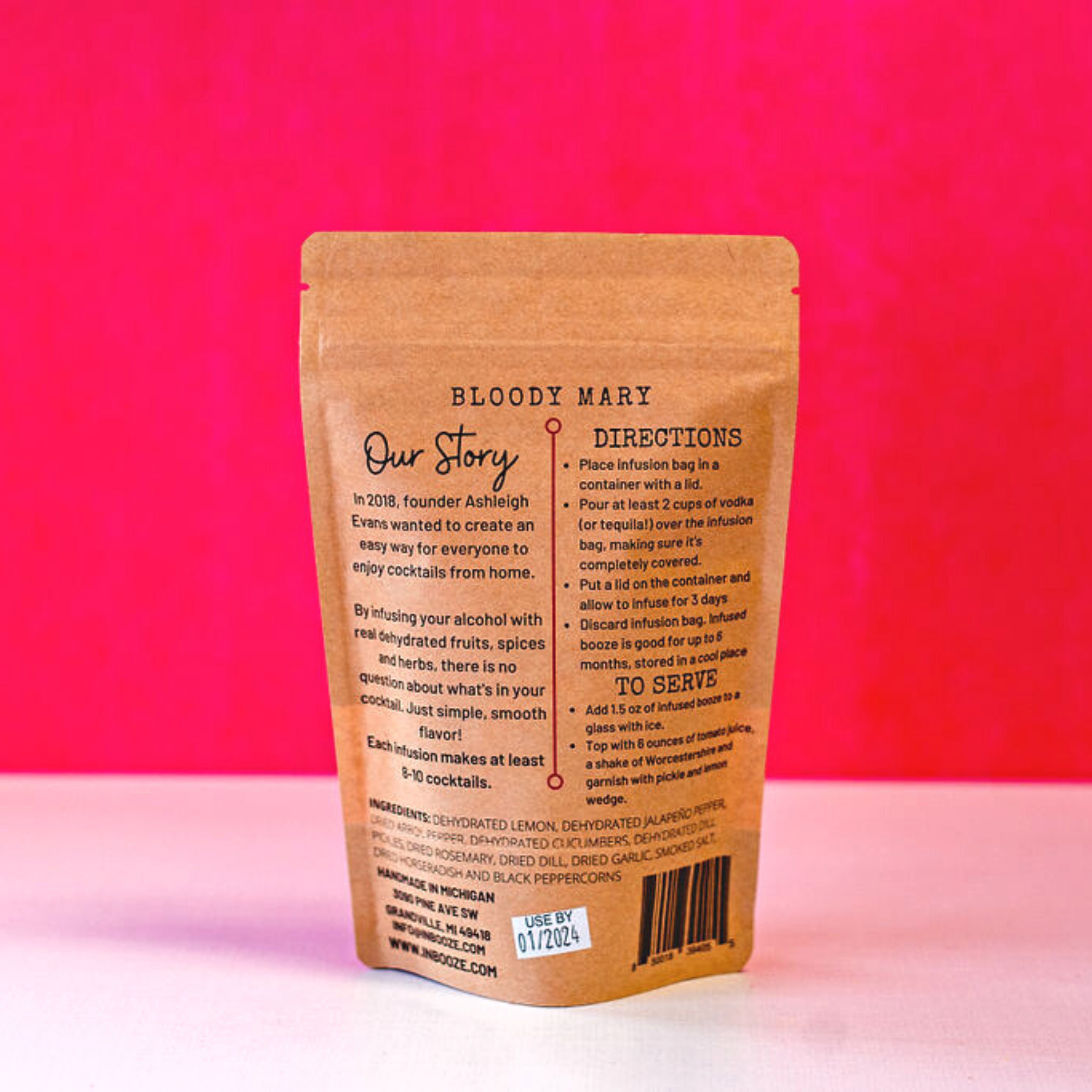 Bloody Mary Alcohol Infusion Cocktail Kit