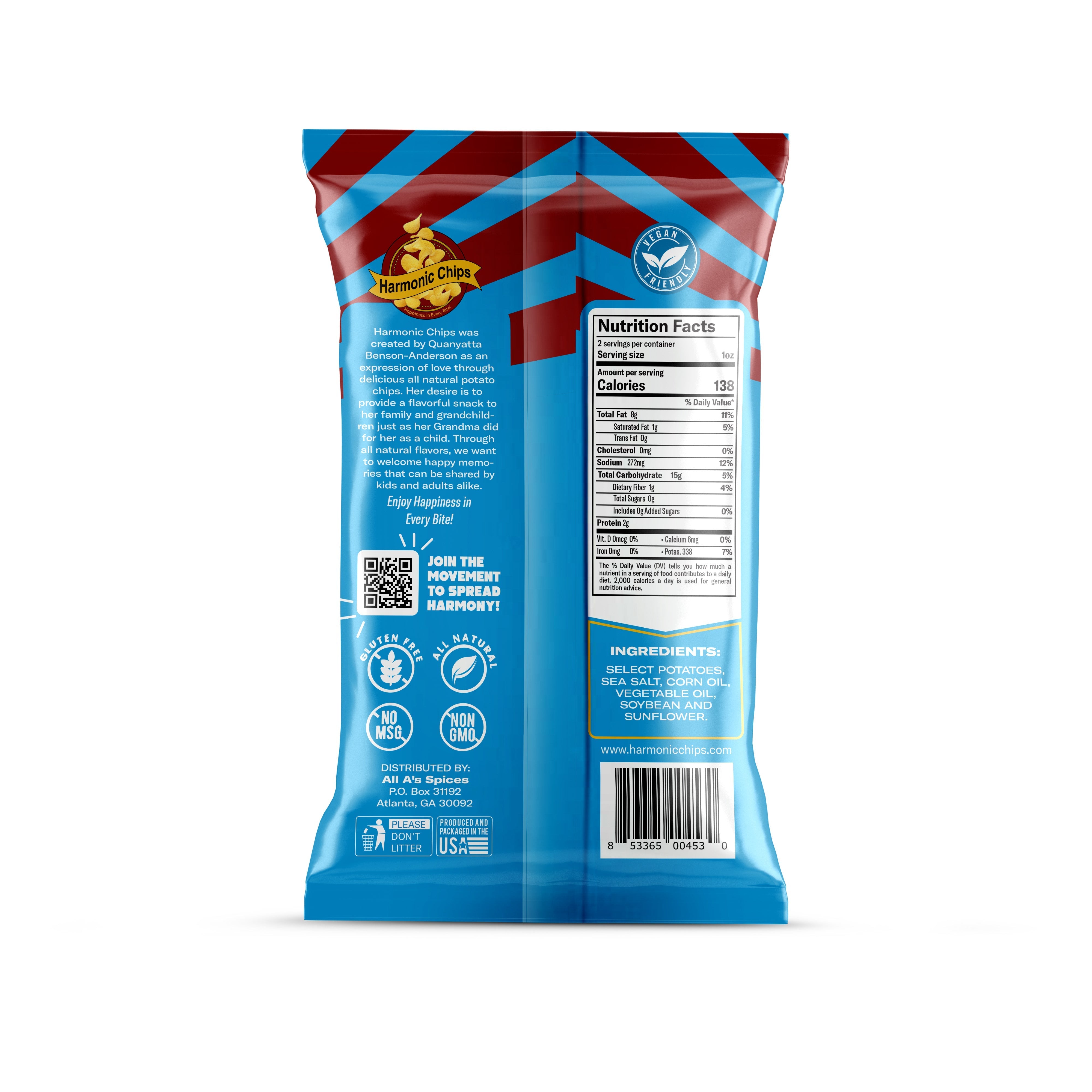 Harmonic Chips - Sea Salt