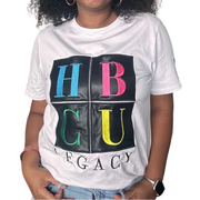 HBCU Color and White Legacy Adult T-Shirt