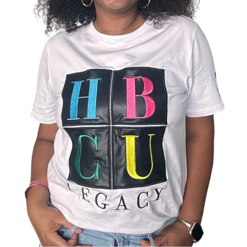 HBCU Color and White Legacy Adult T-Shirt
