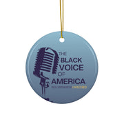 The Black Voice Of America - Ceramic Ornament