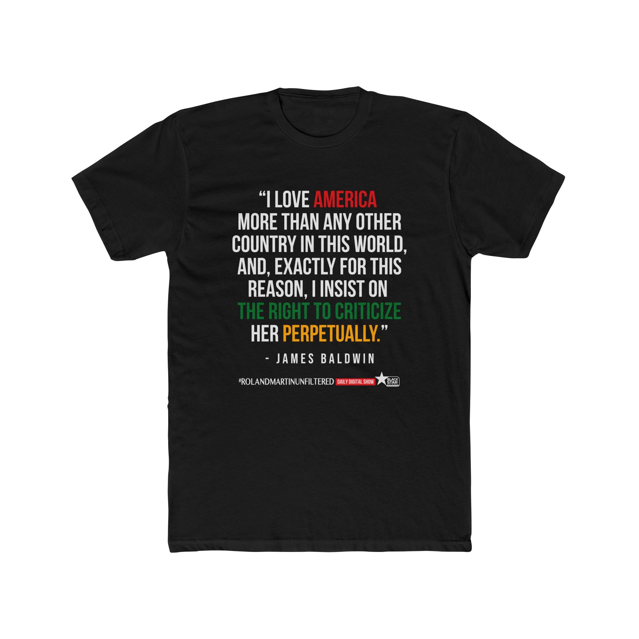 James Baldwin "I Love America" - Unisex Graphic Tee