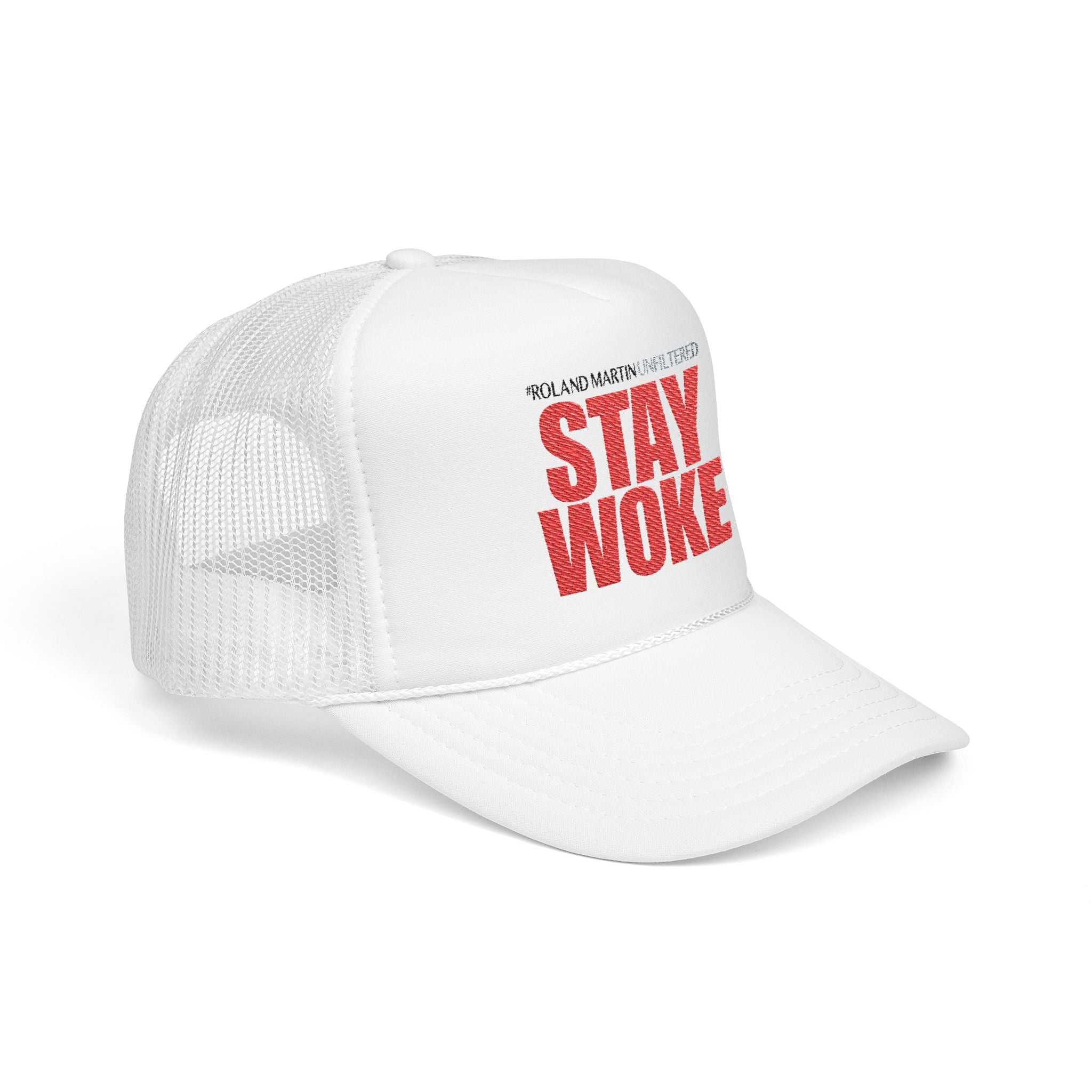Stay Woke - Embroidered Trucker Hat