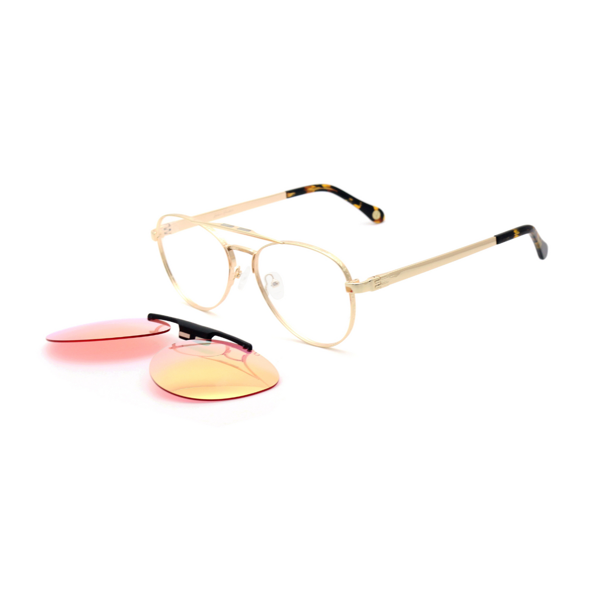 Dwayne Gold Metal - Blush Clip On