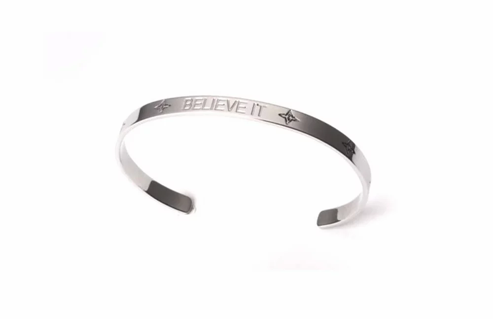 VALENCIA KEY BELIEVE IT Bracelet - Silver
