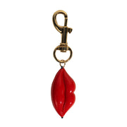 "Pucker Up" Glossy Red Lip Keychain & Bag Charm