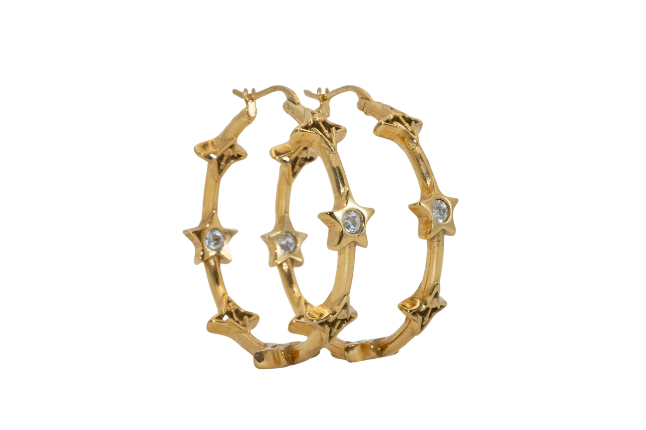 VALENCIA KEY Inner Star Hoop Earrings