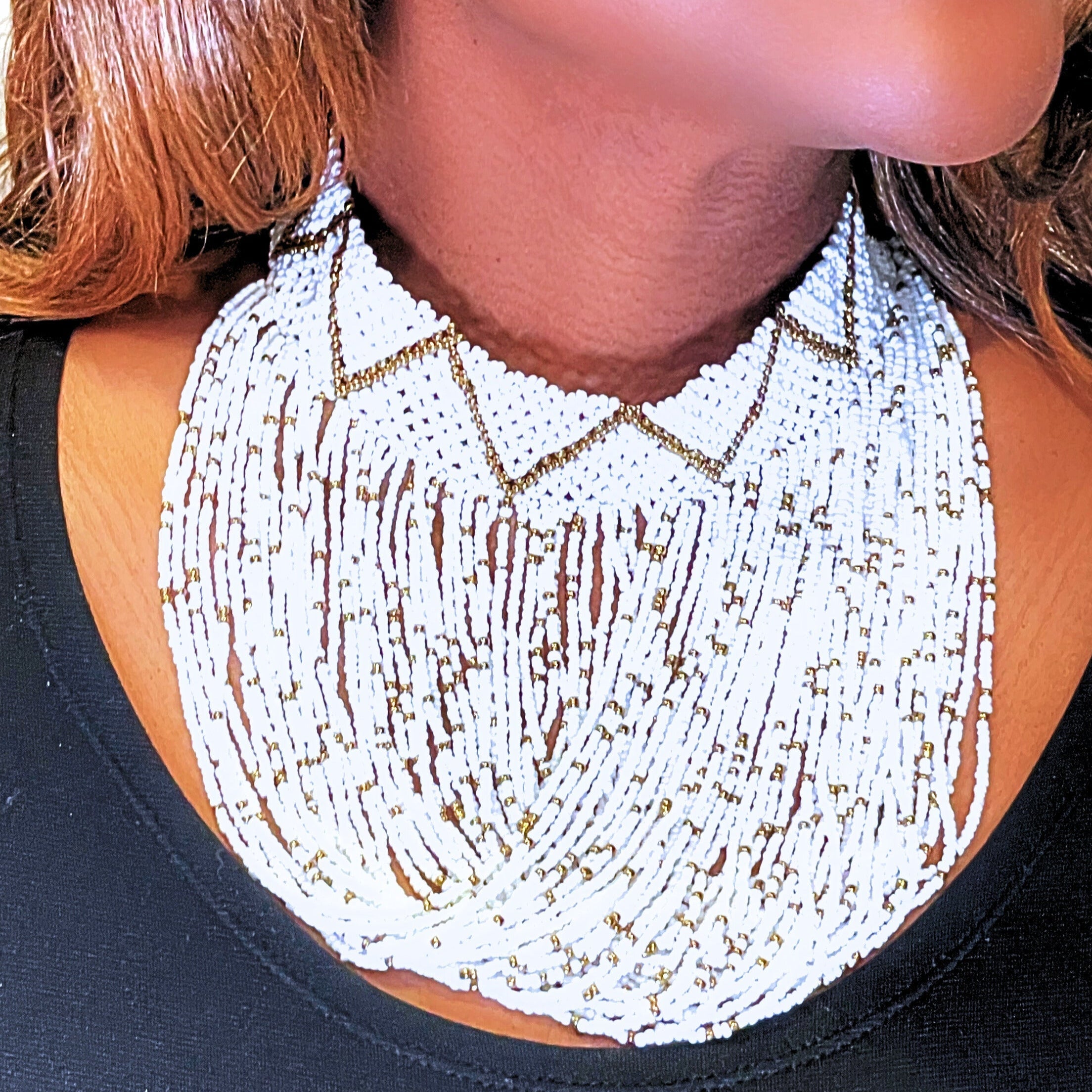 Shani Beaded Choker Necklace