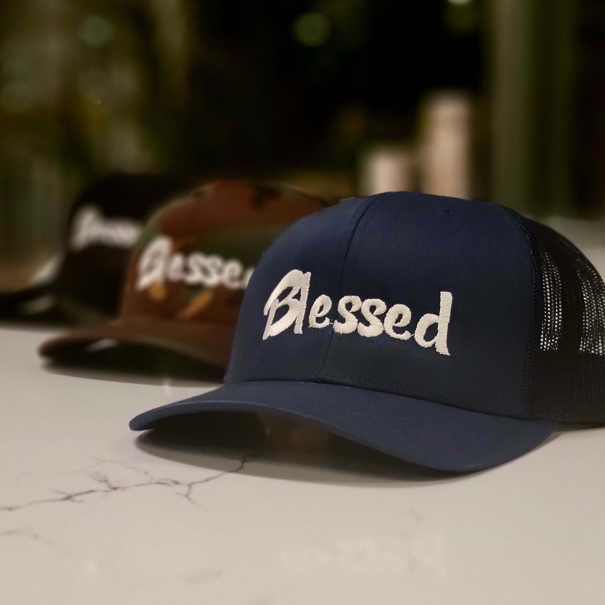 Snapback #blessed trucker hat