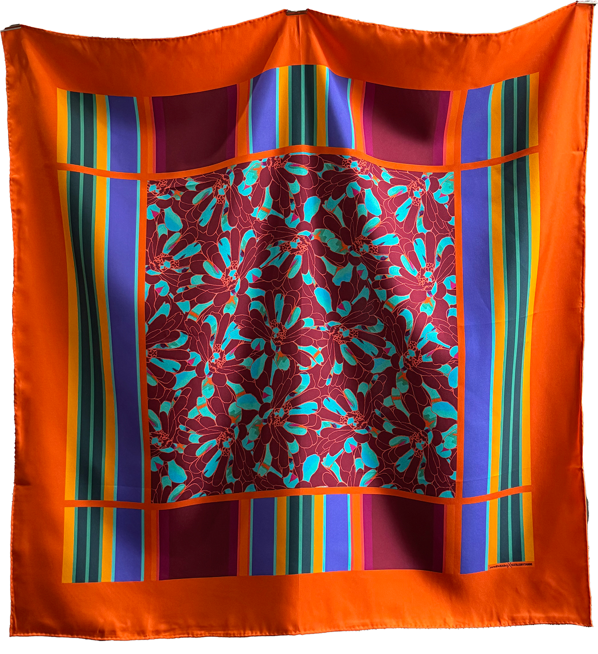 Bloomscape Silk Twill Scarf