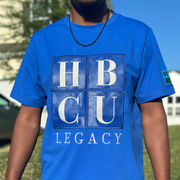 HBCU White on Blue Legacy Adult T-Shirt