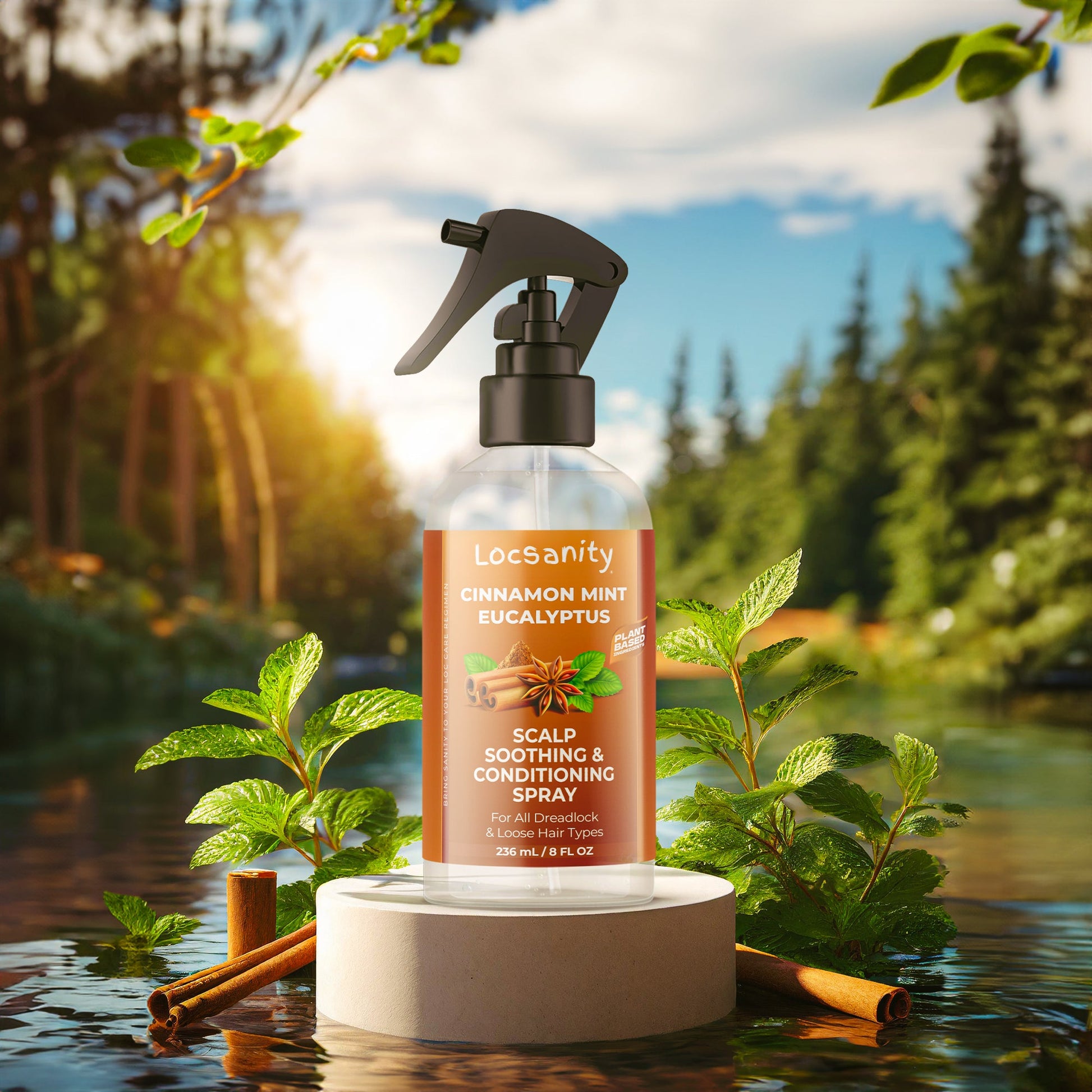 cinnamon oil spray for plants Cinnamon Mint Eucalyptus Scalp Soothing & Conditioning Spray