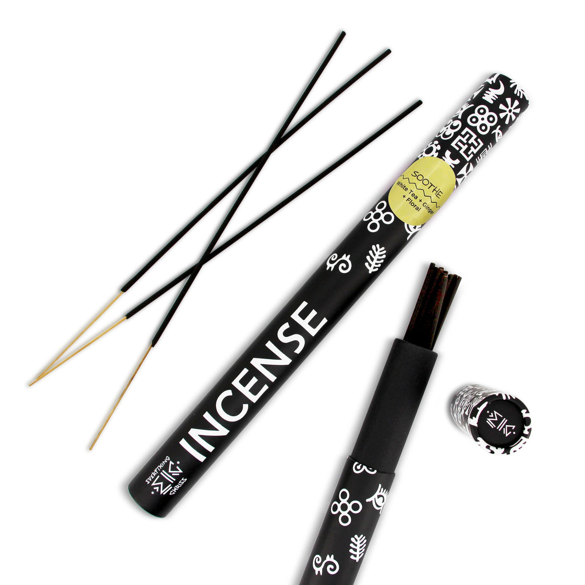 light tea floral custom blended and scented black owned incense sticks from brooklyn