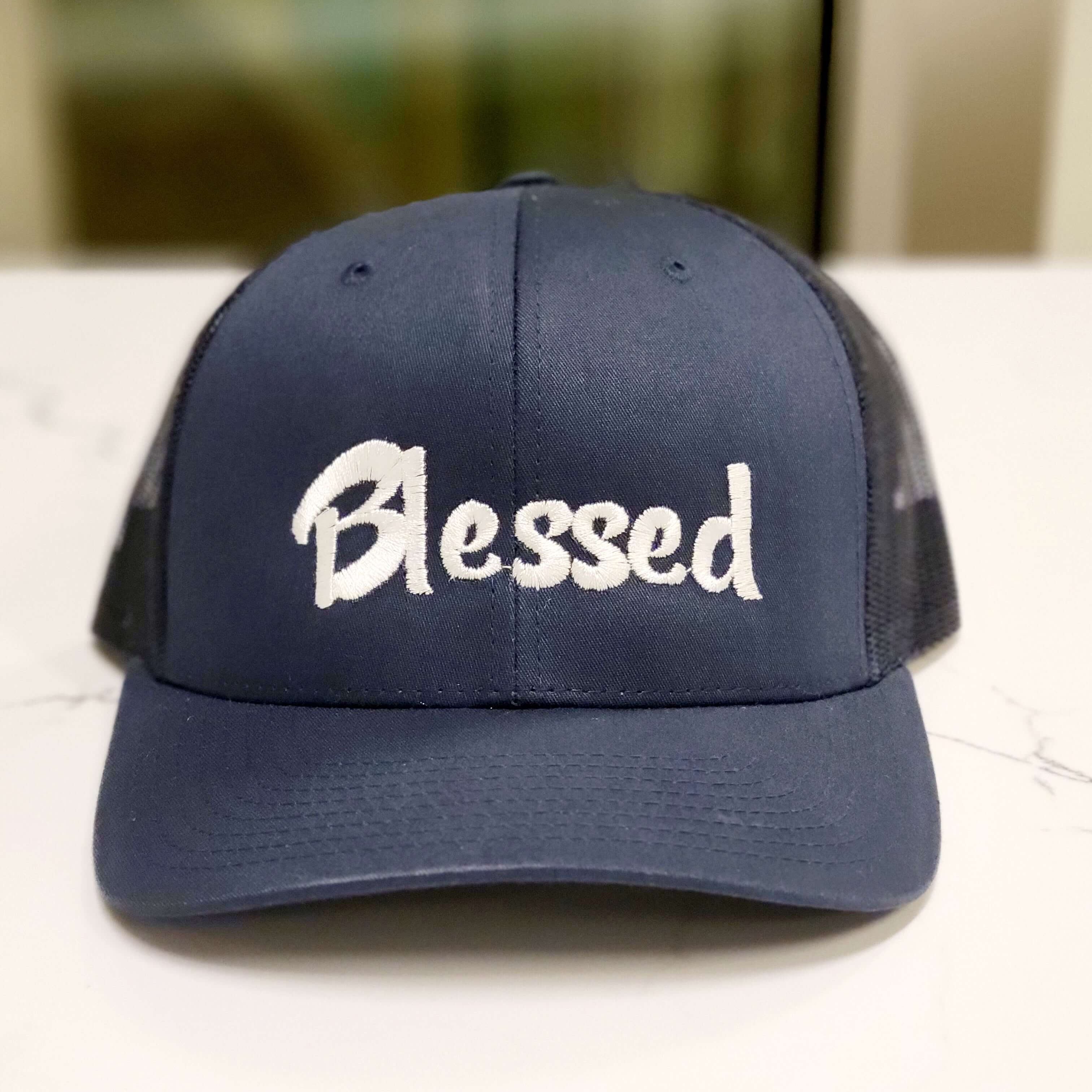 Navy Trucker Hat