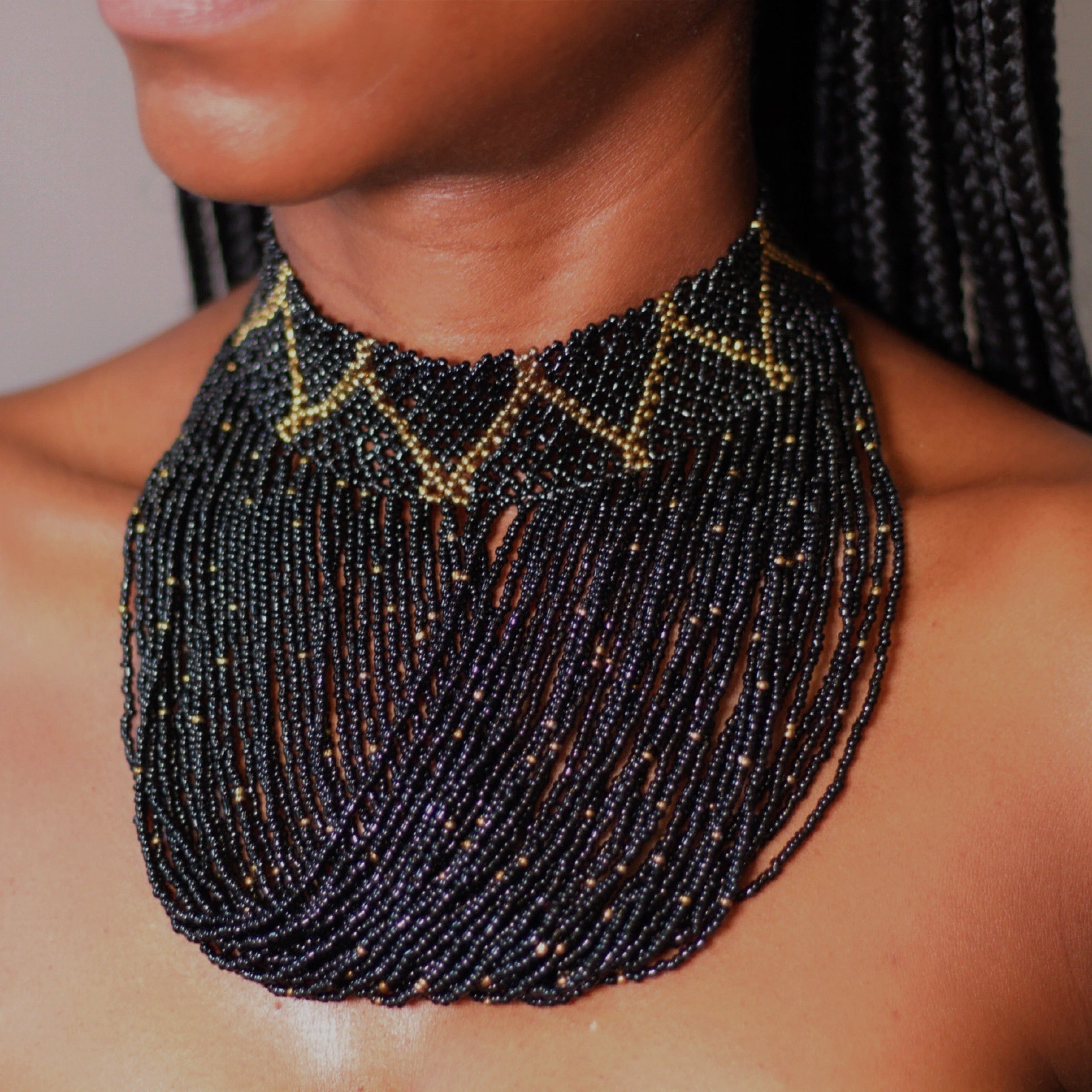 Shani Beaded Choker Necklace