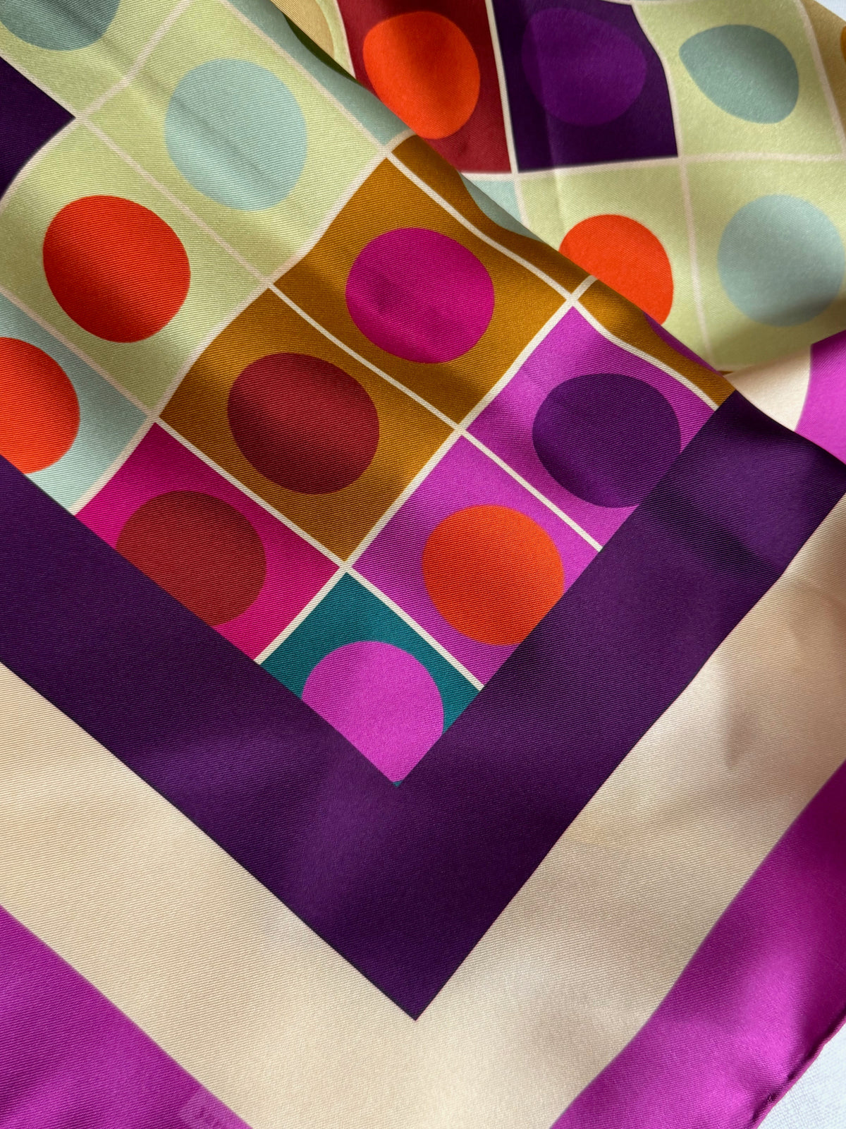 Palette Study No. 1 Silk Twill Scarf