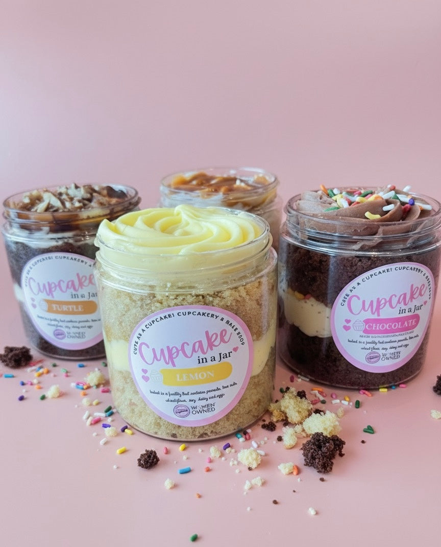 Cupcakes in a Jar- 4 Pack
