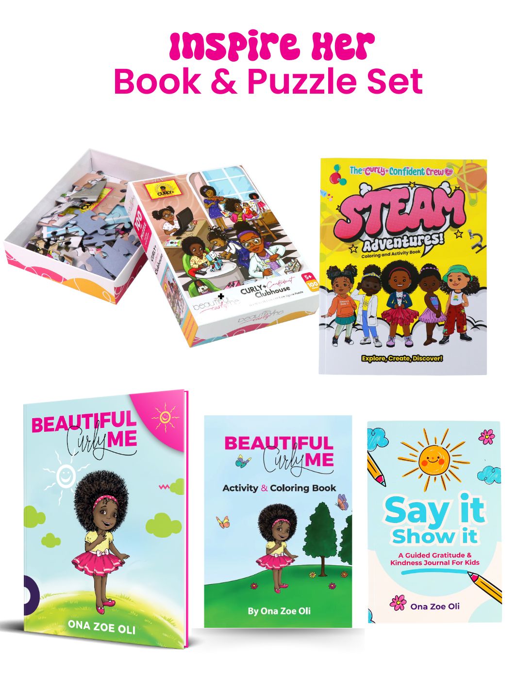 Inspire Her Book and Puzzle Bundle