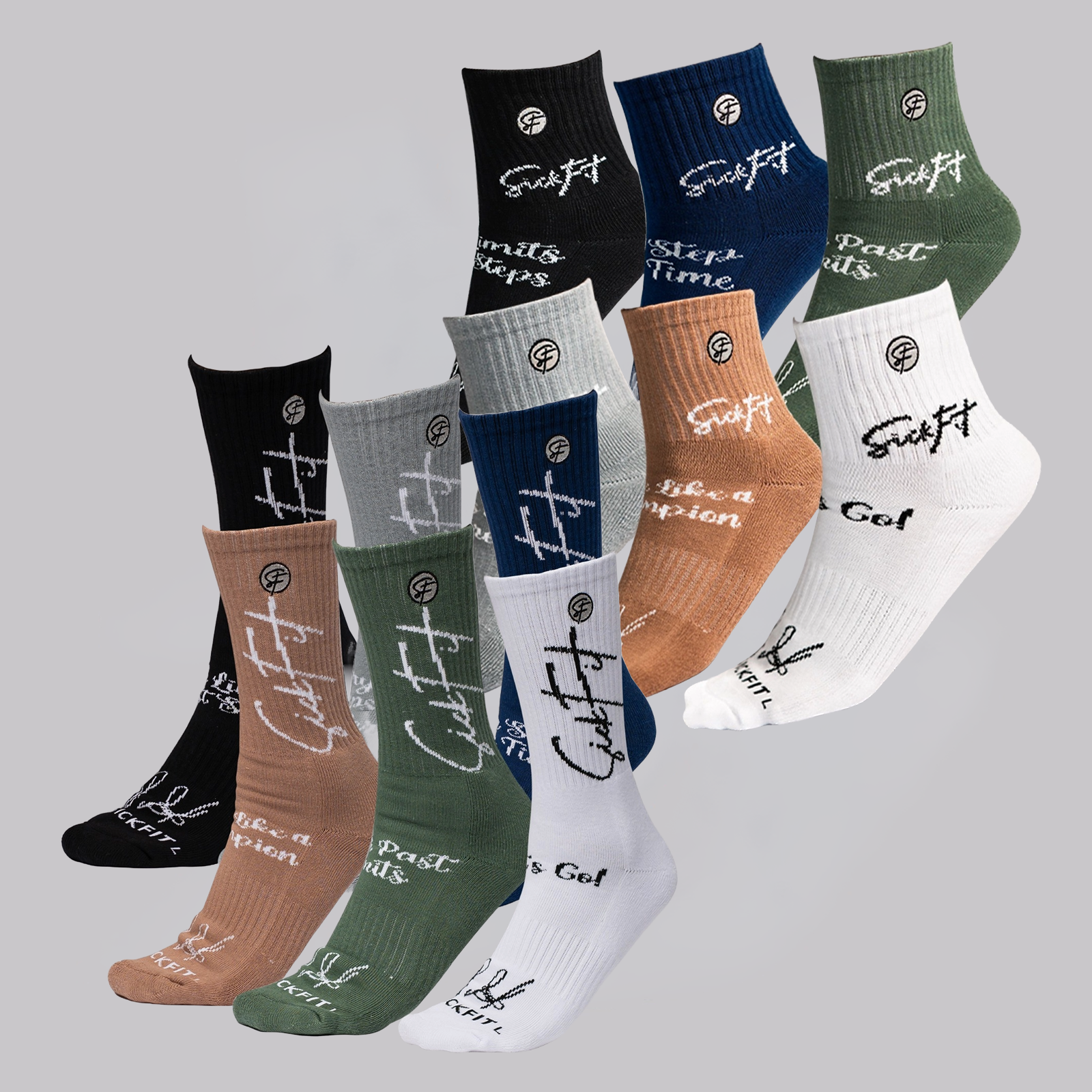 SickFit Best Seller- 12 Pack Bundle (Reset Your Sock Drawer)
