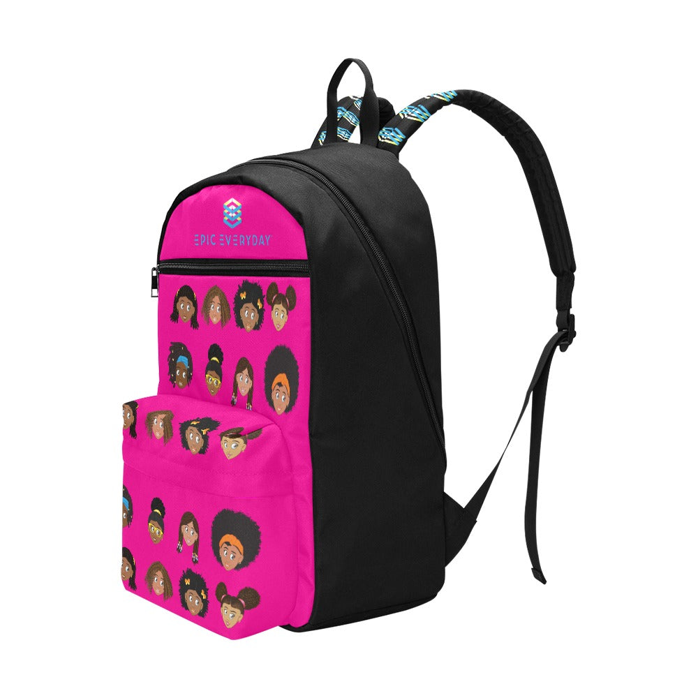 african american backpacks for kids ZOUTAIRONG Custom Name Black Girls Backpack School Teens Bookbag Little Girls Elementary Middle School Bag Pack for Ages 6-8 8-12 Magic Princess Book Bag Backpack African American School Girl