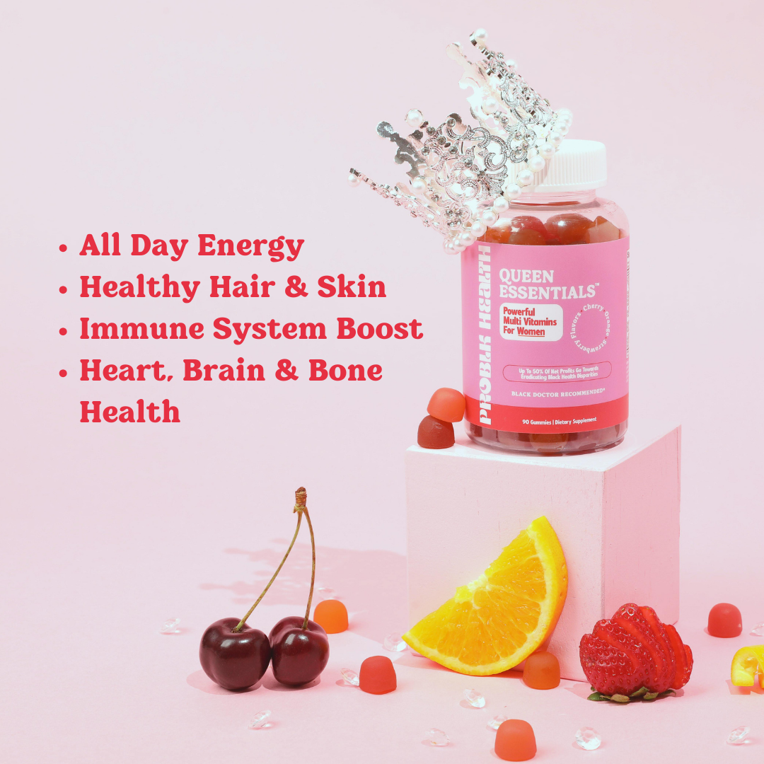 QUEEN ESSENTIALS - Women's Daily Multi-Vitamin Plant-Based Gummies (45 Day Supply)