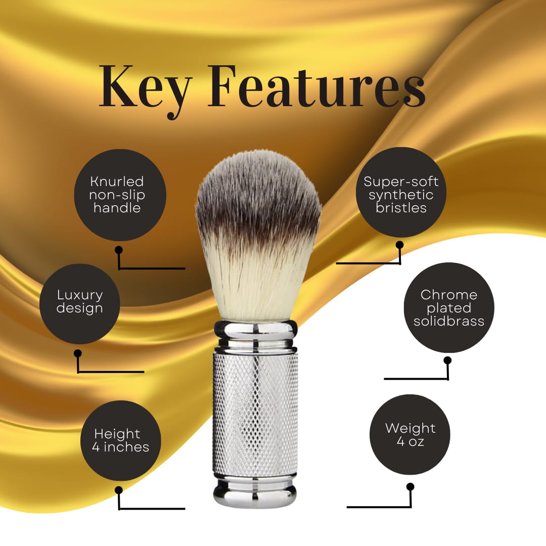Synthetic Silvertip Badger Shaving Brush