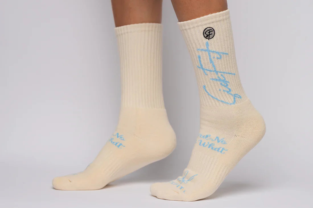 SickFit Crème Compression Socks (15-18 mmHg) – 3-Pack Crew Set