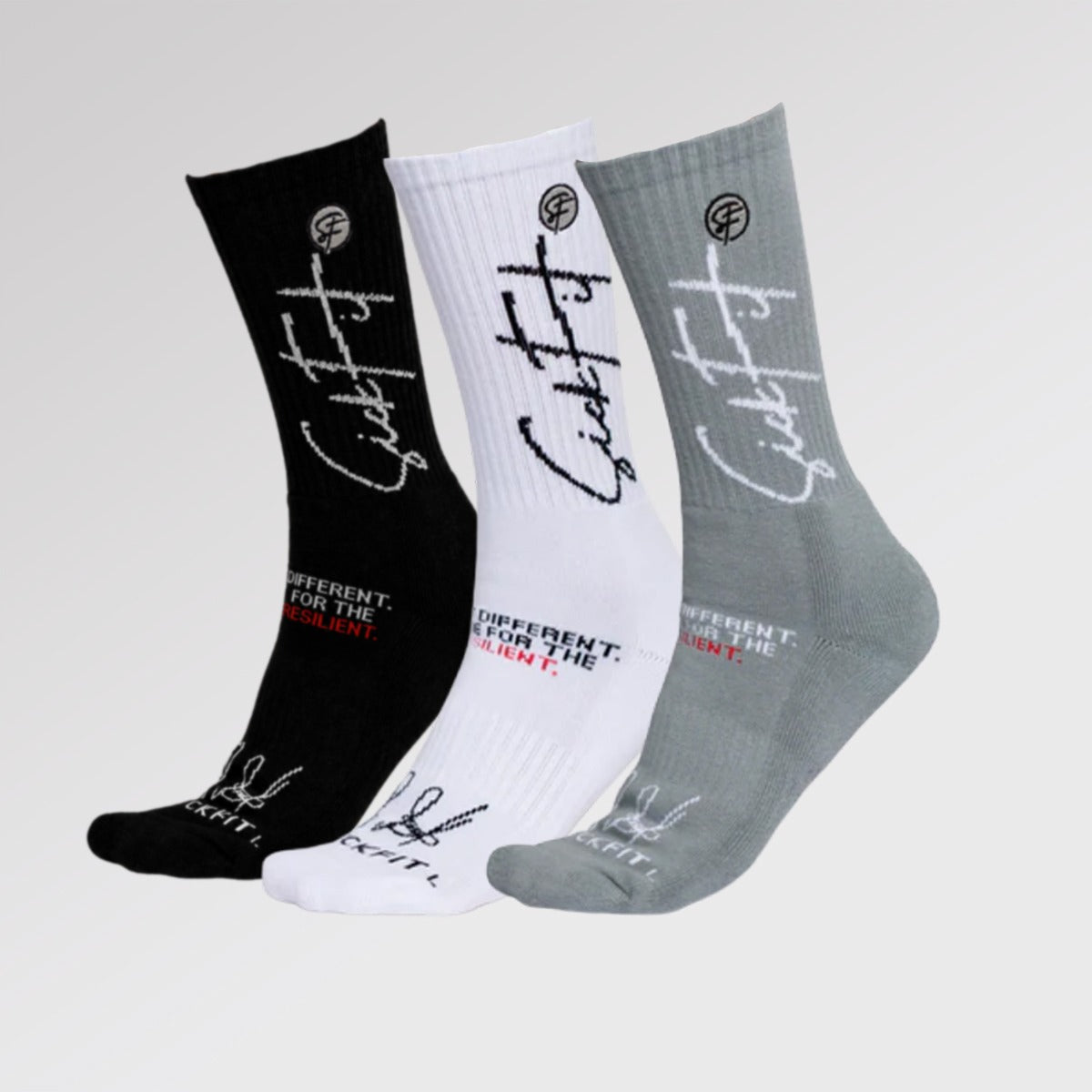 SickFit Light Compression Socks- 3 Pack (15- 18 mmHg)