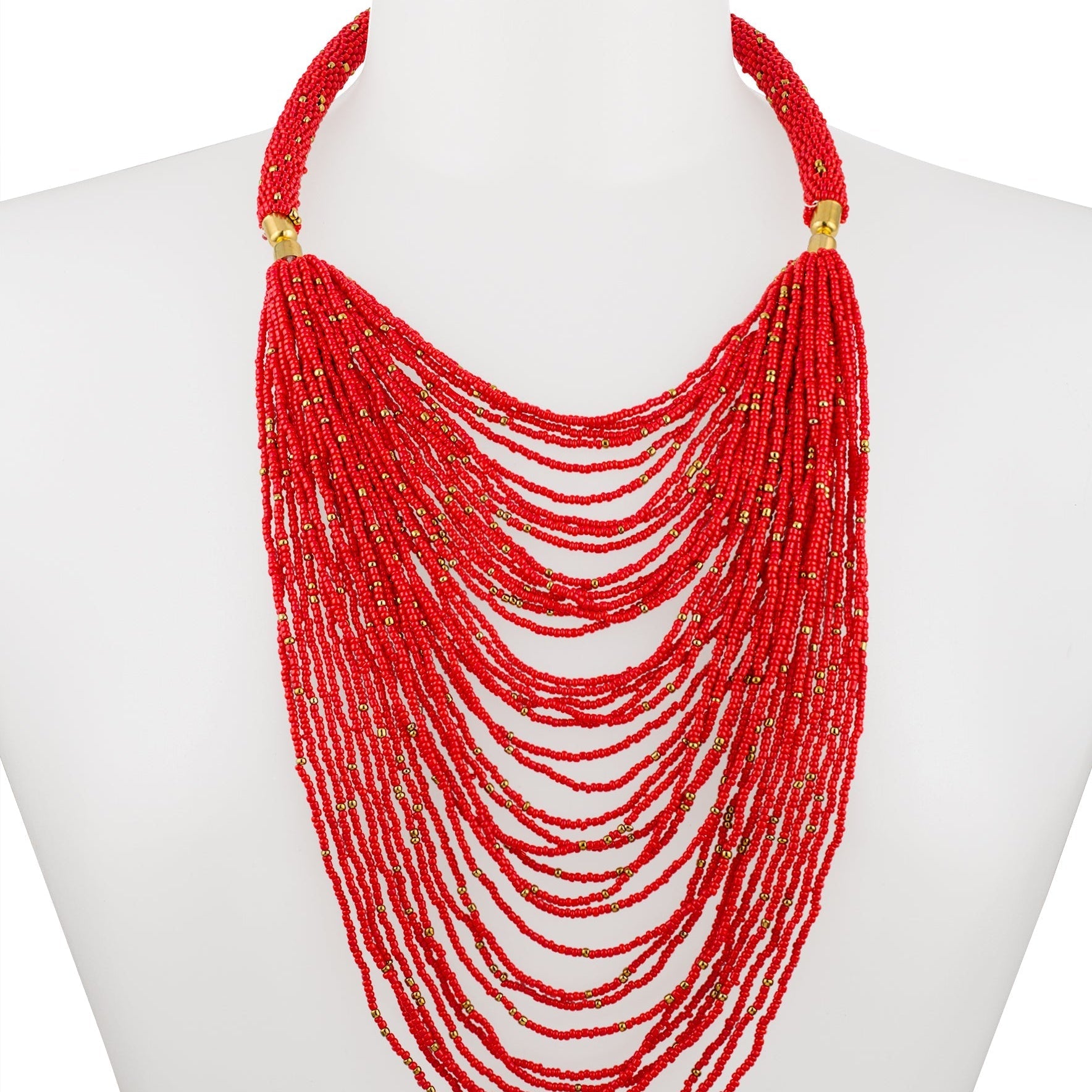KENDI AMANI KANANA BEADED NECKLACE - KENDI AMANI